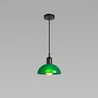 Mini suspension de chevet - Lampe moderne en vitrail avec ampoule E27, dimmable