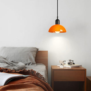 Mini suspension de chevet - Lampe moderne en vitrail avec ampoule E27, dimmable