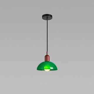 Mini suspension de chevet - Lampe moderne en vitrail avec ampoule E27, dimmable
