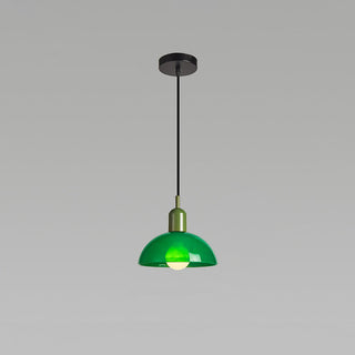 Mini suspension de chevet - Lampe moderne en vitrail avec ampoule E27, dimmable