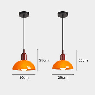 Mini suspension de chevet - Lampe moderne en vitrail avec ampoule E27, dimmable
