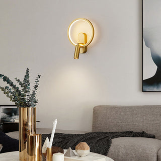 Mini rotatable LED wall light metal angle — adjustable sconce