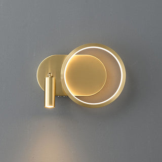 Rotatable adjustable metal mini LED wall sconce — modern fixture