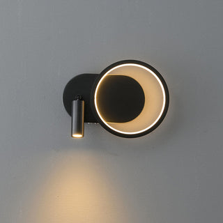 Adjustable metal mini LED wall sconce detail — rotatable lamp