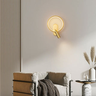 Metal adjustable mini LED wall sconce — rotatable fixture