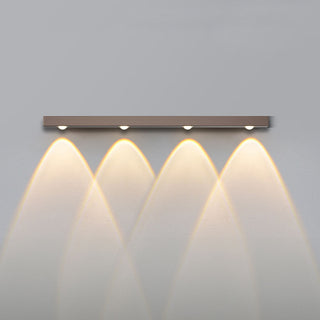 Modern minimalist aluminum long strip LED wall sconce — lamp