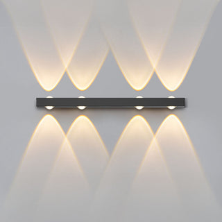 Long strip minimalist LED aluminum wall sconce — modern lamp