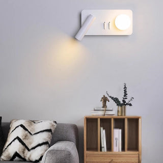 Rotation adjustable LED 2-light wall sconce — contemporary