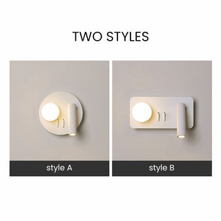 Appliques Murales LED - Spot Réglable 2 Lumières, Style Contemporain et Rotatif