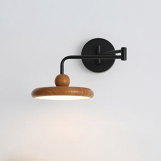 Adjustable mini swing arm modern wall sconce — lamp