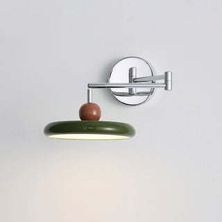 Mini adjustable swing arm modern wall lamp illuminated — sconce