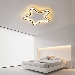 Modern star LED ceiling lamp – flush mount dining room