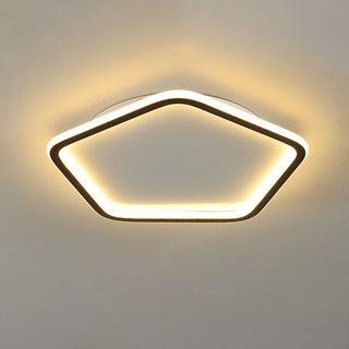 LED pentagon ceiling fixture Nordic – modern flush mount