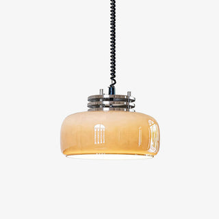 Coffee brown glass pendant styled — modern hanging ceiling lamp