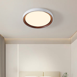Round acrylic ceiling lamp simple – modern LED bedroom