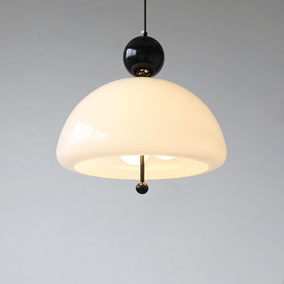 Vintage Pendant Lights - Creamy Glass Classic Pendant Lamp for Dining Room