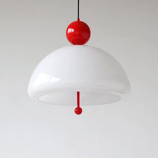 Creamy glass pendant styled — classic vintage dining room lamp