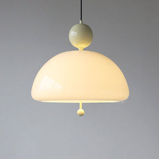 Vintage Pendant Lights - Creamy Glass Classic Pendant Lamp for Dining Room