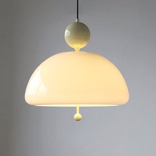 Vintage Pendant Lights - Creamy Glass Classic Pendant Lamp for Dining Room