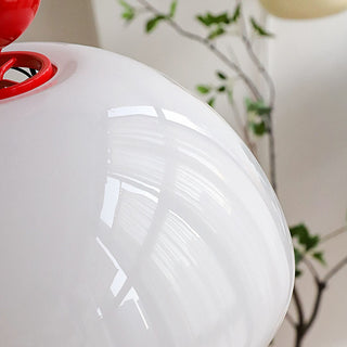 Vintage Pendant Lights - Creamy Glass Classic Pendant Lamp for Dining Room