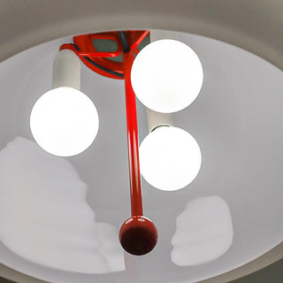 Vintage Pendant Lights - Creamy Glass Classic Pendant Lamp for Dining Room