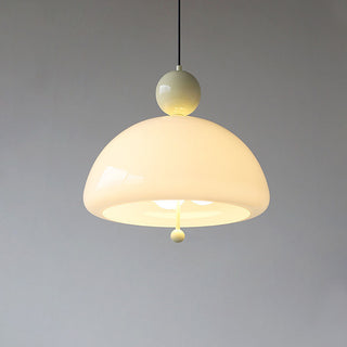 Vintage Pendant Lights - Creamy Glass Classic Pendant Lamp for Dining Room