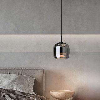 Mini glass ceiling lamp — Scandinavian adjustable design