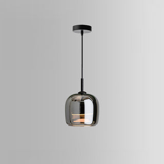 Mini pendant with Scandinavian glass — adjustable cord