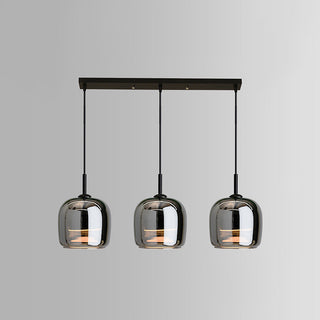 Nordic mini glass pendant lamp for kitchen island