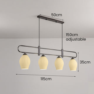 Glass Ceiling Light - Modern Colorful Dining Room Lighting With E27 Bulb
