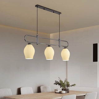 Modern glass dining ceiling lamp – colorful E27 fixture