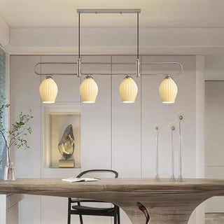 Dining room glass ceiling lamp colorful – E27 modern fixture