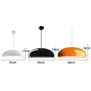 Dining pendant lamp with colorful acrylic design