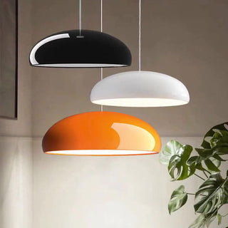 Modern pendant lamp with colorful acrylic diffuser