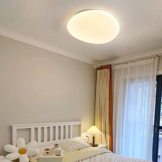 LED modern ceiling lamp acrylic flush – bedroom close-up