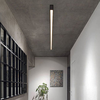 LED ceiling lamp acrylic – simple living room flush close-up