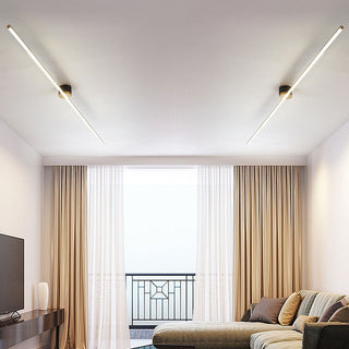 Soft glow strip ceiling light LED – modern living room
