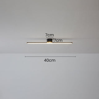LED soft glow ceiling fixture strip – modern hallway