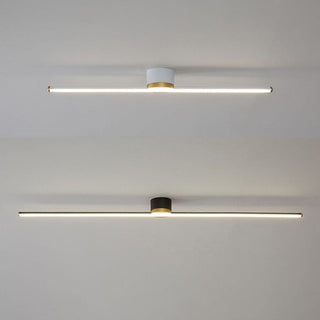 Strip LED ceiling fixture modern – soft glow living room