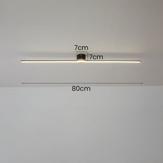 LED strip ceiling light soft glow – modern living room glow