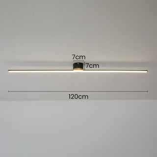 Plafón LED - Lámpara Moderna de Tiras con Luz Suave para Sala de Estar y Pasillo