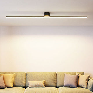 LED strip ceiling light modern – soft glow living room