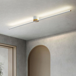 Modern strip ceiling lamp LED – soft glow hallway living