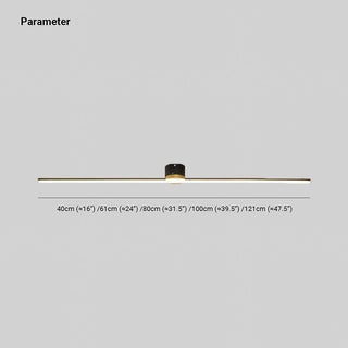 Plafón LED - Lámpara Moderna de Tiras con Luz Suave para Sala de Estar y Pasillo