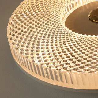 Modern acrylic LED ceiling lamp, warm glow bedroom flush mount