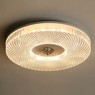 Acrylic ceiling light, modern bedroom flush mount warm LED glow