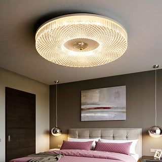 Acrylic LED ceiling light for bedroom, modern warm ambient fixture