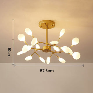 Modern acrylic chandelier luxury branch pendant ceiling lamp