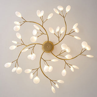 Modern acrylic luxury chandelier branch pendant ceiling