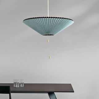 Paper pendant light — modern bedroom hanging lamp with LED